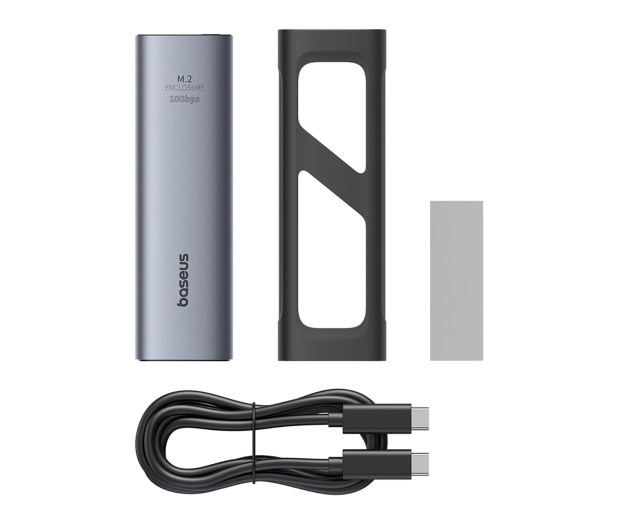 Baseus Kieszeń na dysk SSD FlyJoy M.2 NVMe 10 Gb/s - szara - 1502149 - zdjęcie 6